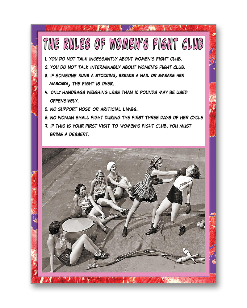 "Rules of Women's Fight Club"